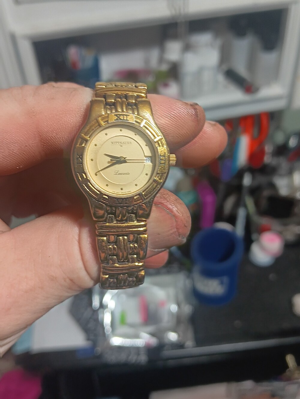 Unbranded Men’s Gold-Tone Dress Watch - Classic Bracelet